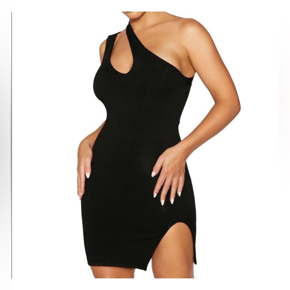 New Naked Wardrobe Women Brown Mini Dress Size Medium - Picture 8 of 12